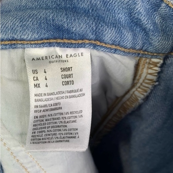 American Eagle Outfitters Highest Rise 90's Boyfriend carpenter jeans in 4 short - Picture 6 of 9